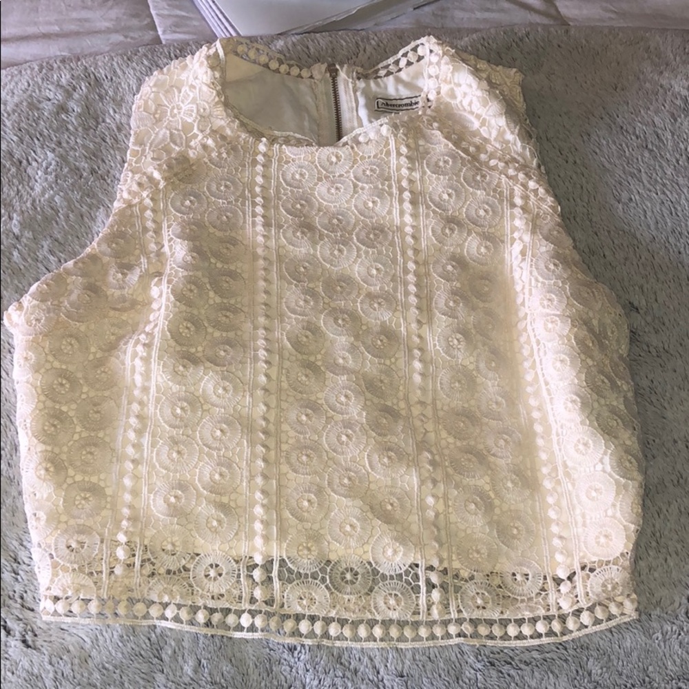 Abercrombie Lace Crop Top
